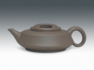 紫砂壶图片：扁牛盖壶 - 美壶网