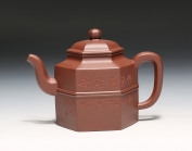 紫砂壶图片：六方双线 - 美壶网