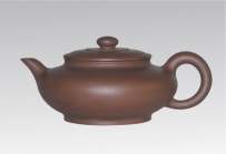 紫砂壶图片：虚扁壶 - 美壶网