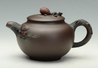 紫砂壶图片：松果 - 美壶网