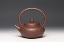 紫砂壶图片：柿元提梁 - 美壶网