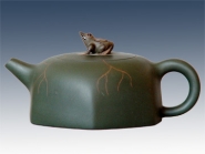 紫砂壶图片：六方青蛙佘燕敏 - 美壶网