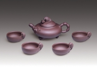 紫砂壶图片：金鱼套壶 - 美壶网