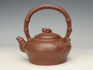 紫砂壶图片：圣桃提梁 - 美壶网