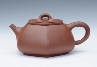 紫砂壶图片：六方石瓢 - 美壶网