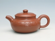 紫砂壶图片：仿古（竹刻大师徐秉言） - 美壶网