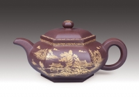 紫砂壶图片：藏六方 - 美壶网