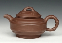 紫砂壶图片：双线竹 - 美壶网