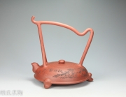 紫砂壶图片：茗陶提梁壶 - 美壶网