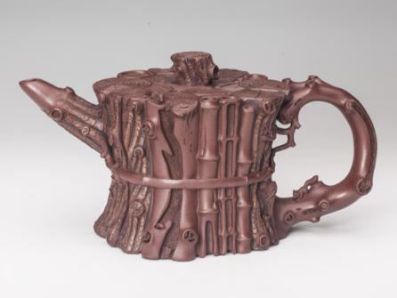 郑永平紫砂壶 束柴三友 