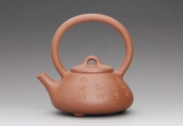 紫砂壶图片：提梁石瓢 - 美壶网