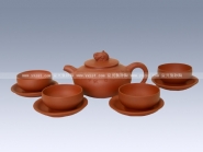 紫砂壶图片：祥云套具 - 美壶网