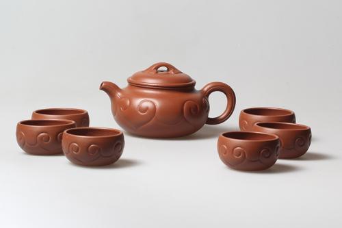 范国勤紫砂壶 仿古如意 