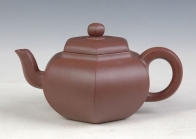 紫砂壶图片：六方鼓腹 - 美壶网