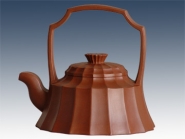 紫砂壶图片：百灵提梁 - 美壶网