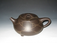 紫砂壶图片：冰纹石瓢壶 - 美壶网