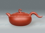 紫砂壶图片：轮回――灵蛇问天 - 美壶网