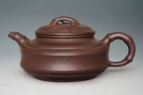 紫砂壶图片：双线竹鼓 - 美壶网