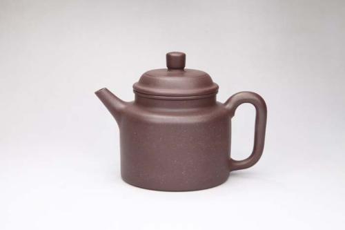 吴春华紫砂壶 高德钟 紫泥 