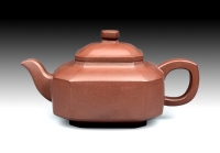 紫砂壶图片：18 四方抽角 - 美壶网