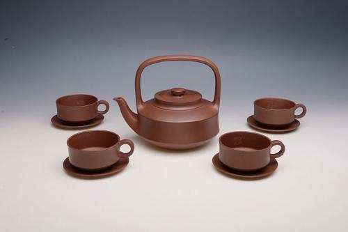 王家新紫砂壶 提壁套组 