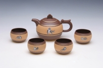 紫砂壶图片：五福临门 - 美壶网