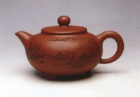 紫砂壶图片：三足玉泉壶 - 美壶网