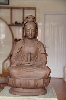 李正华紫砂壶 座莲正观音 