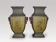 紫砂壶图片：花瓶 - 美壶网