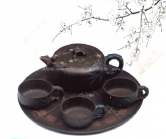 紫砂壶图片：冰梅套壶 - 美壶网