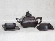 紫砂壶图片：麒麟套壶 - 美壶网