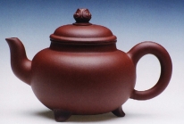 紫砂壶图片：三脚如意壶 - 美壶网