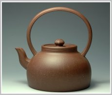 紫砂壶图片：大彬提梁 - 美壶网