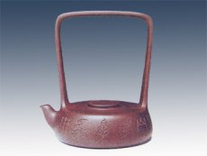 紫砂壶图片：此乐提梁 - 美壶网