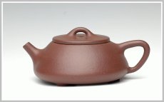 紫砂壶图片：全手小子冶石瓢 - 美壶网