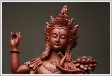 紫砂壶图片：珍品-双层文殊菩萨 - 美壶网