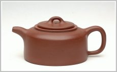 紫砂壶图片：全手紫泥井栏-古味 - 美壶网