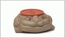 紫砂壶图片：金蟾托盖 - 美壶网