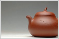 紫砂壶图片：辛卯年力作  枯枝鸟 全手玉成窑石匏 - 美壶网