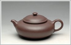紫砂壶图片：优质青灰泥 线条灵动 圆珠 - 美壶网