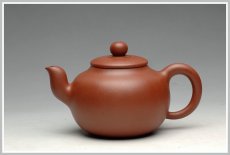 紫砂壶图片：优质地槽青泥色温润可人 道洪风格  全手珠韵 - 美壶网