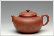 紫砂壶图片：温润如玉 阴阳顿挫 全手儒君 - 美壶网