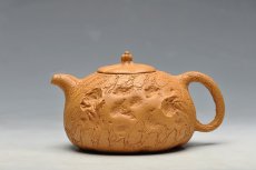 紫砂壶图片：老段泥 古朴灵气 融然  全手工灵芝龚春 瓜纽龚春 - 美壶网