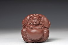 紫砂壶图片：欢天喜地 做工细腻传神 笑弥勒 喜庆 - 美壶网