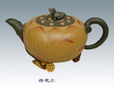 紫砂壶图片：荷花壶 - 美壶网
