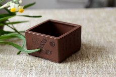 紫砂壶图片：清韵悠长 精工典范 小花盆 文房雅玩 国助和石装饰 - 美壶网