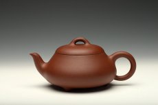 紫砂壶图片：张弛有度 工整温润 汉棠石瓢 - 美壶网