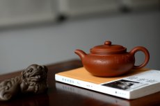 紫砂壶图片：饮者寿 传统经典 仿古 范曾之味~ - 美壶网