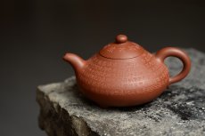 紫砂壶图片：大品众乐 器形端庄 般若心经 玉乳 工整严谨 - 美壶网