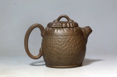 紫砂壶图片：皮桶壶 - 美壶网